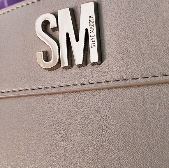 NWT STEVE MADDEN gray shoulder handbag - Picture 13 of 13